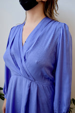 Periwinkle Silk Dress