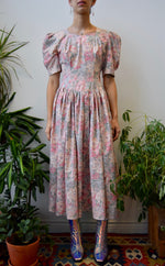 Nineties Waterfall Ruffle Dress