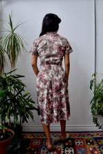 Sixties Botanical Wallpaper Dress