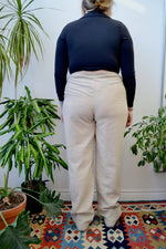 Straight Leg Linen Trousers