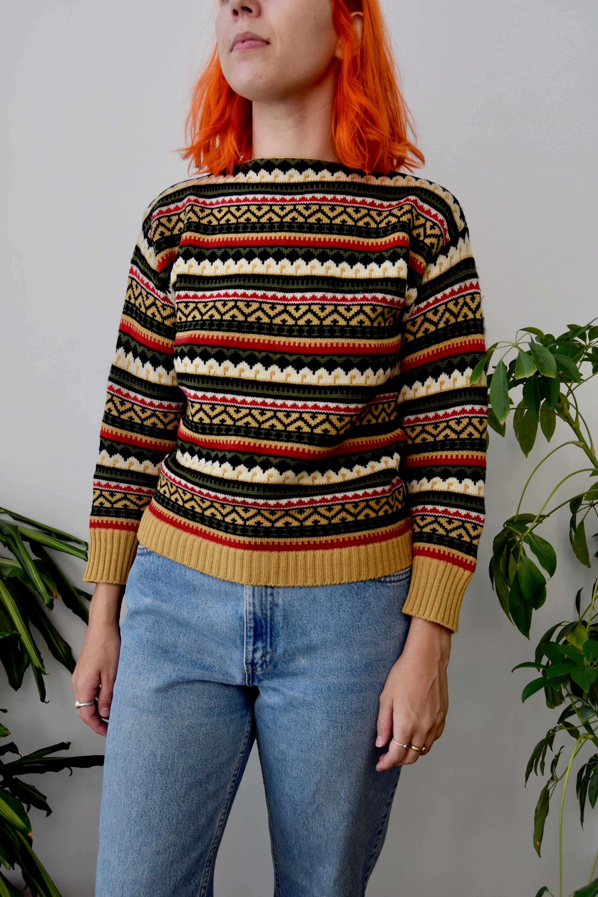 Sixties Nordic Wool Sweater