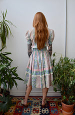 Floral Forties Seersucker Dress