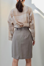 Jones Sage Wool Skirt