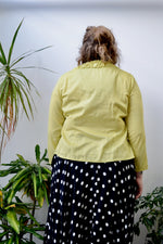 Lemon/Lime Wrap Blouse