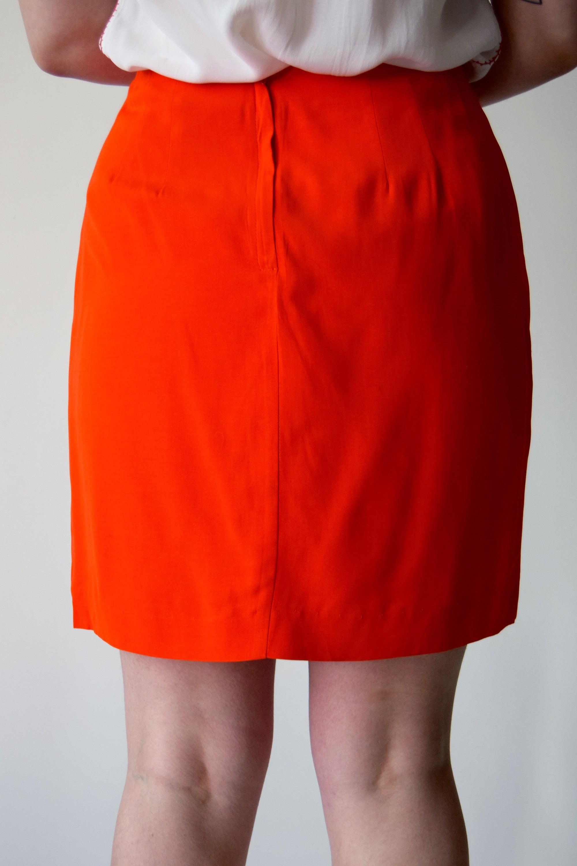 Vintage Orange Mini Skirrrt