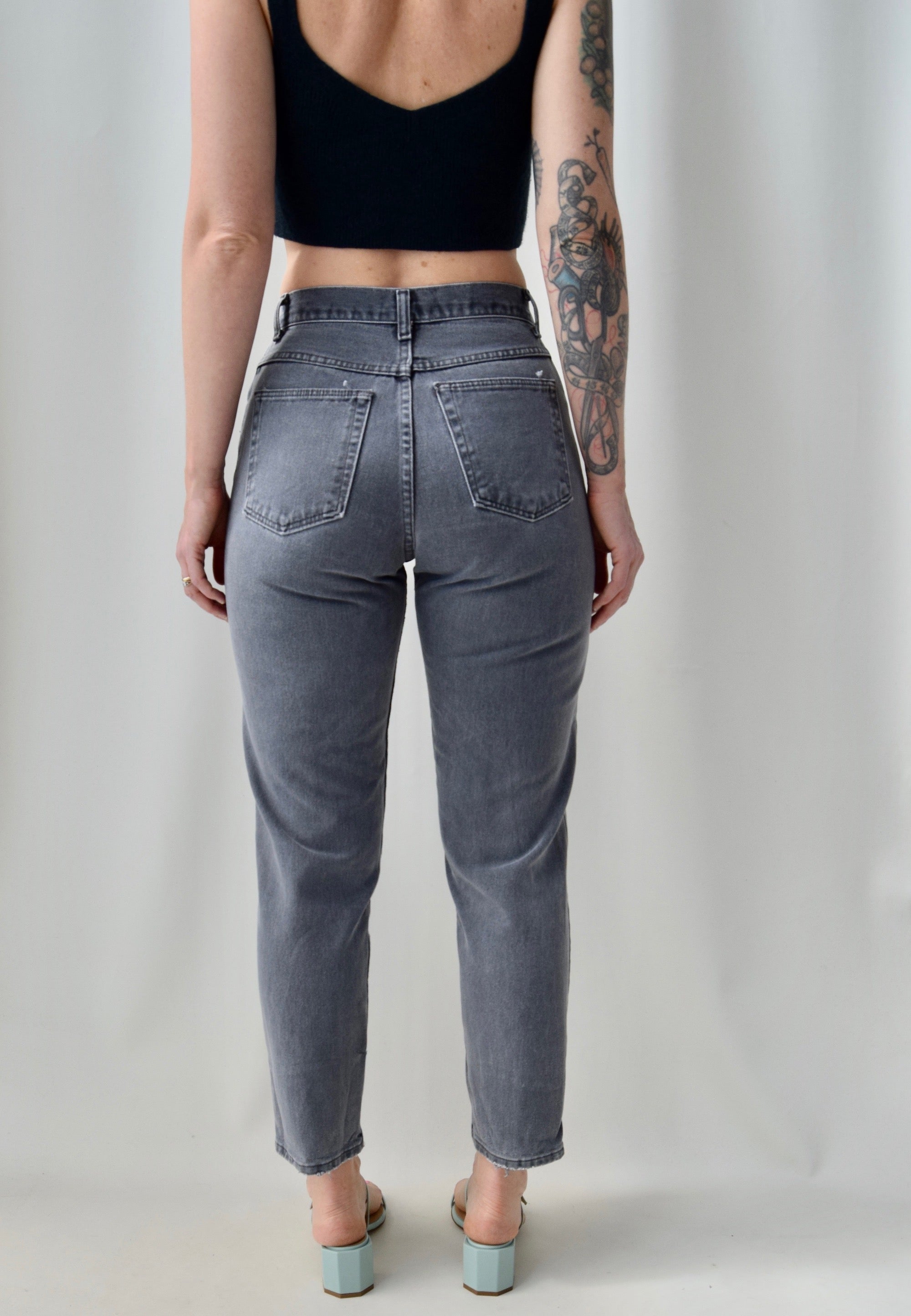 Smoke Grey Wrangler Jeans