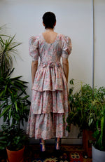 Nineties Waterfall Ruffle Dress