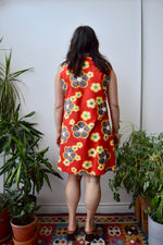 Big Flower Shift Dress