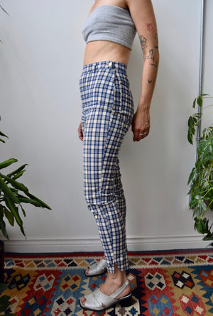 Designer Plaid Pants