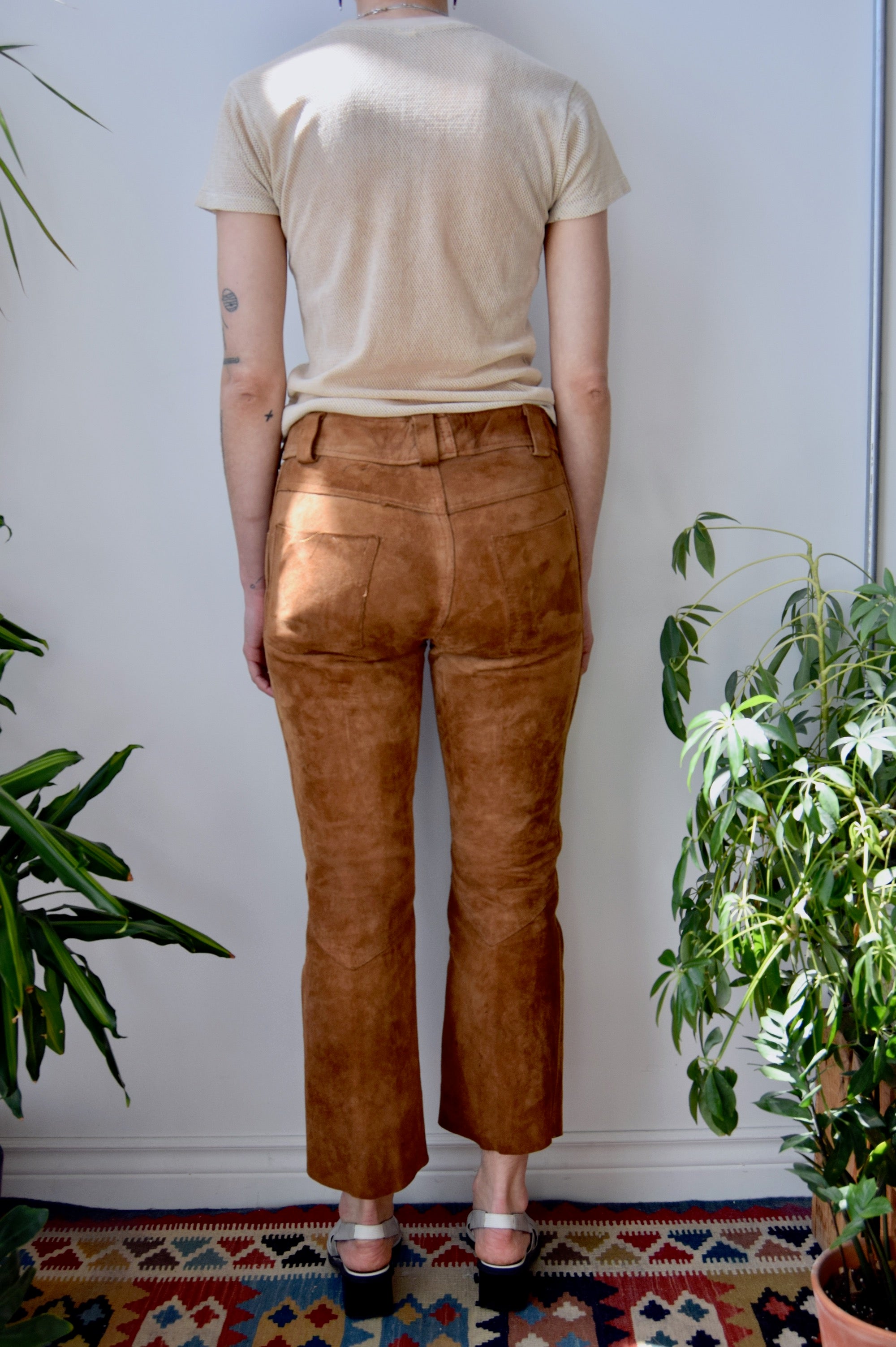 Made In France Suede Pants