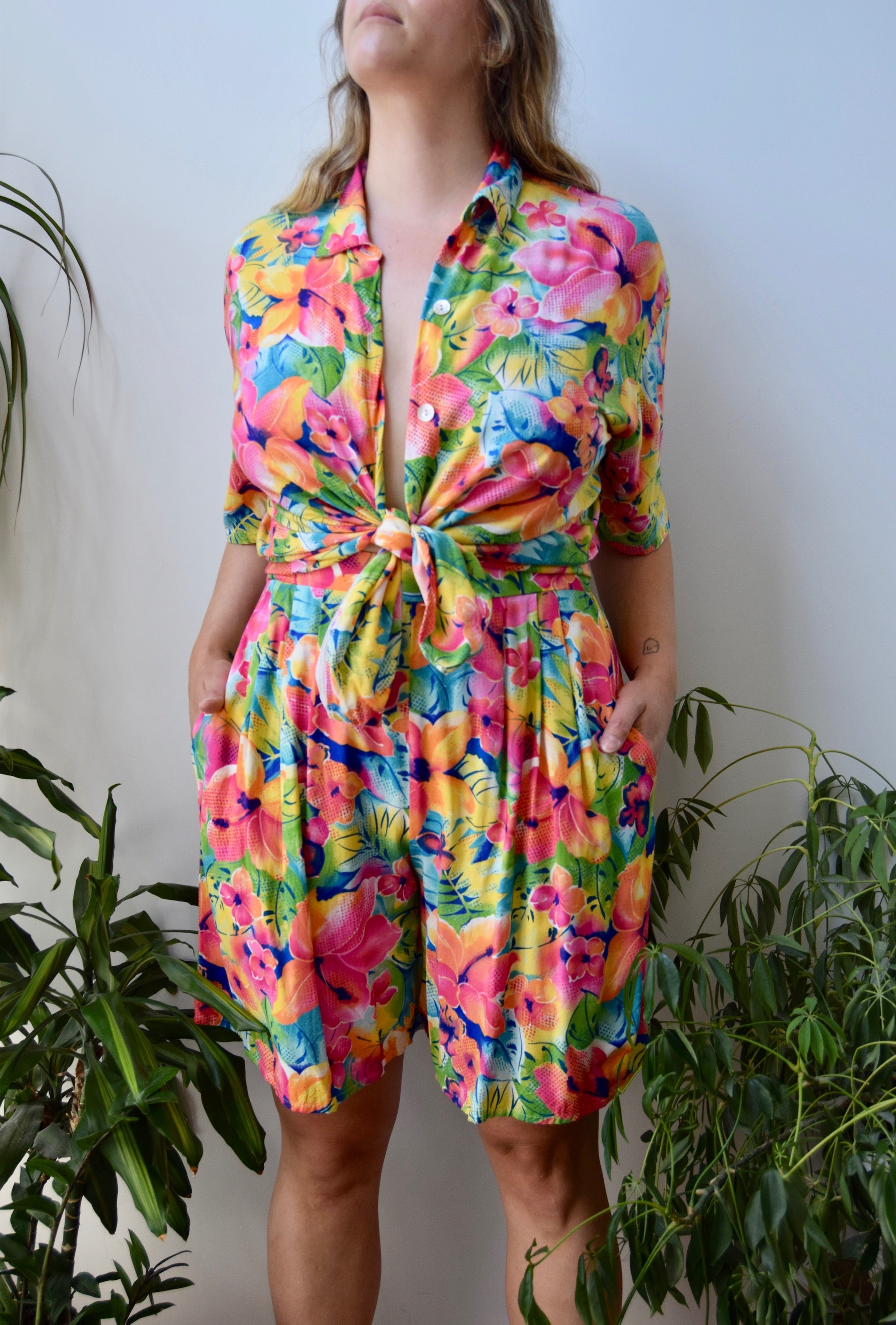 Tropical Rayon Two Piece