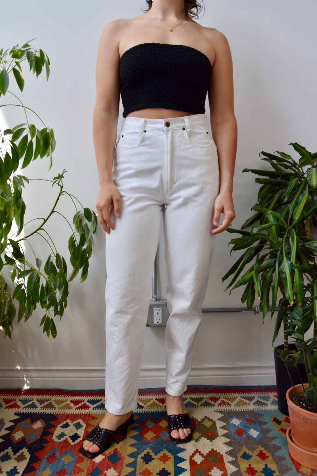 White Nineties Jeans