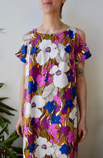 Cold Shoulder Aloha Dress