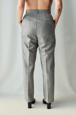 B&W Houndstooth Wool Trousers