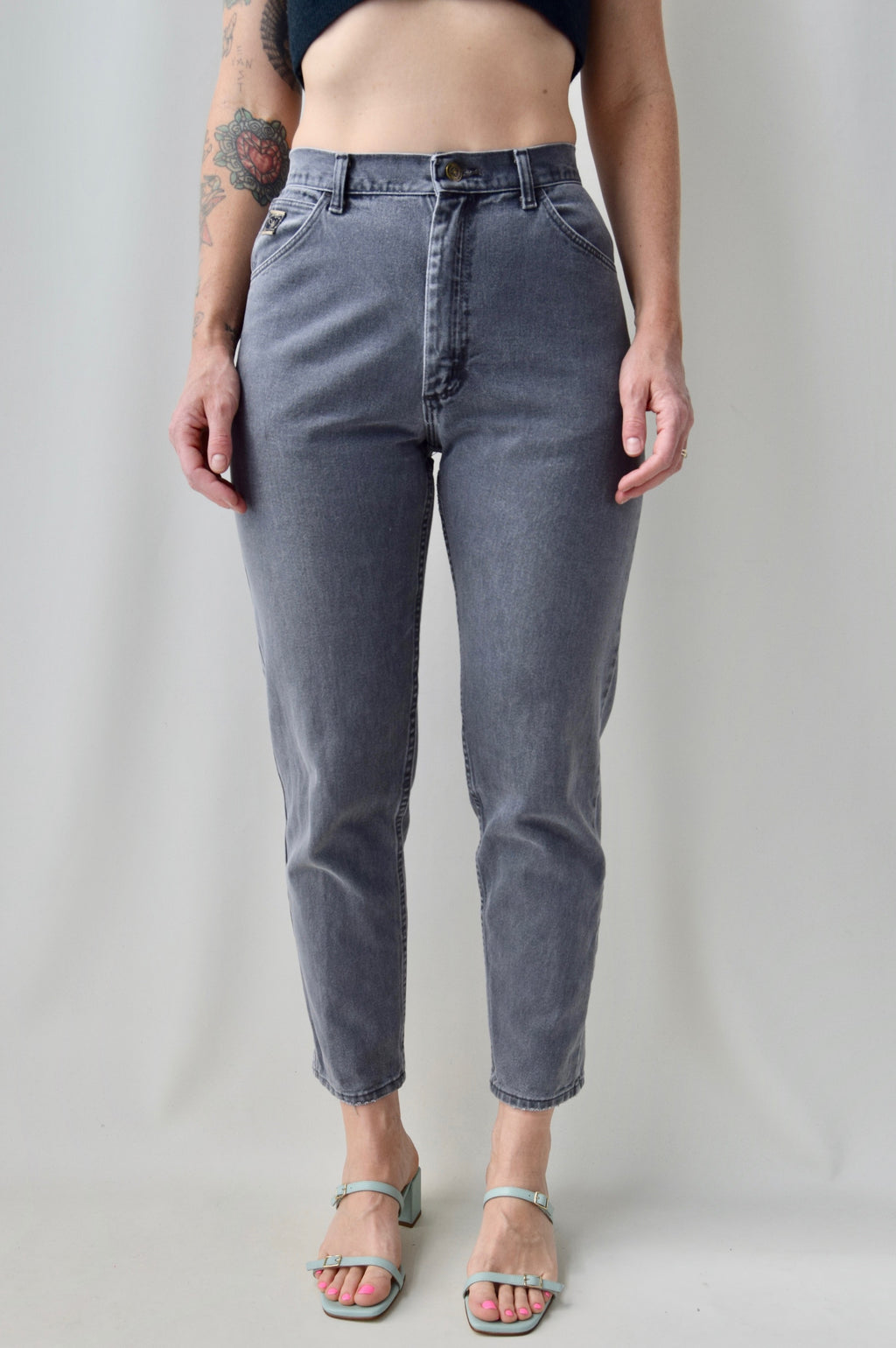 Smokey Grey Wrangler Jeans