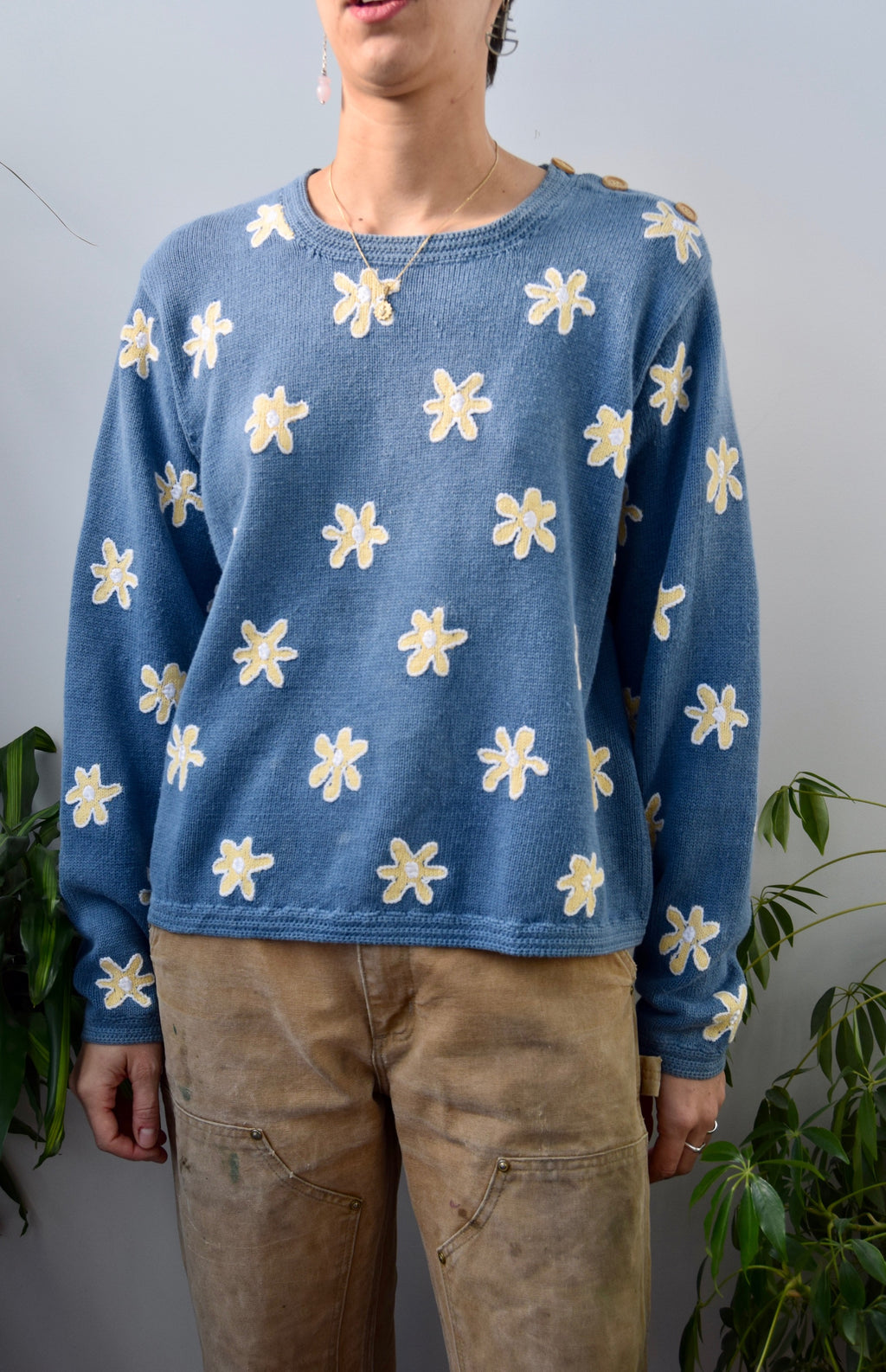 Nineties Daisy Sweater