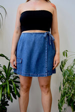 Cargo Denim Skort