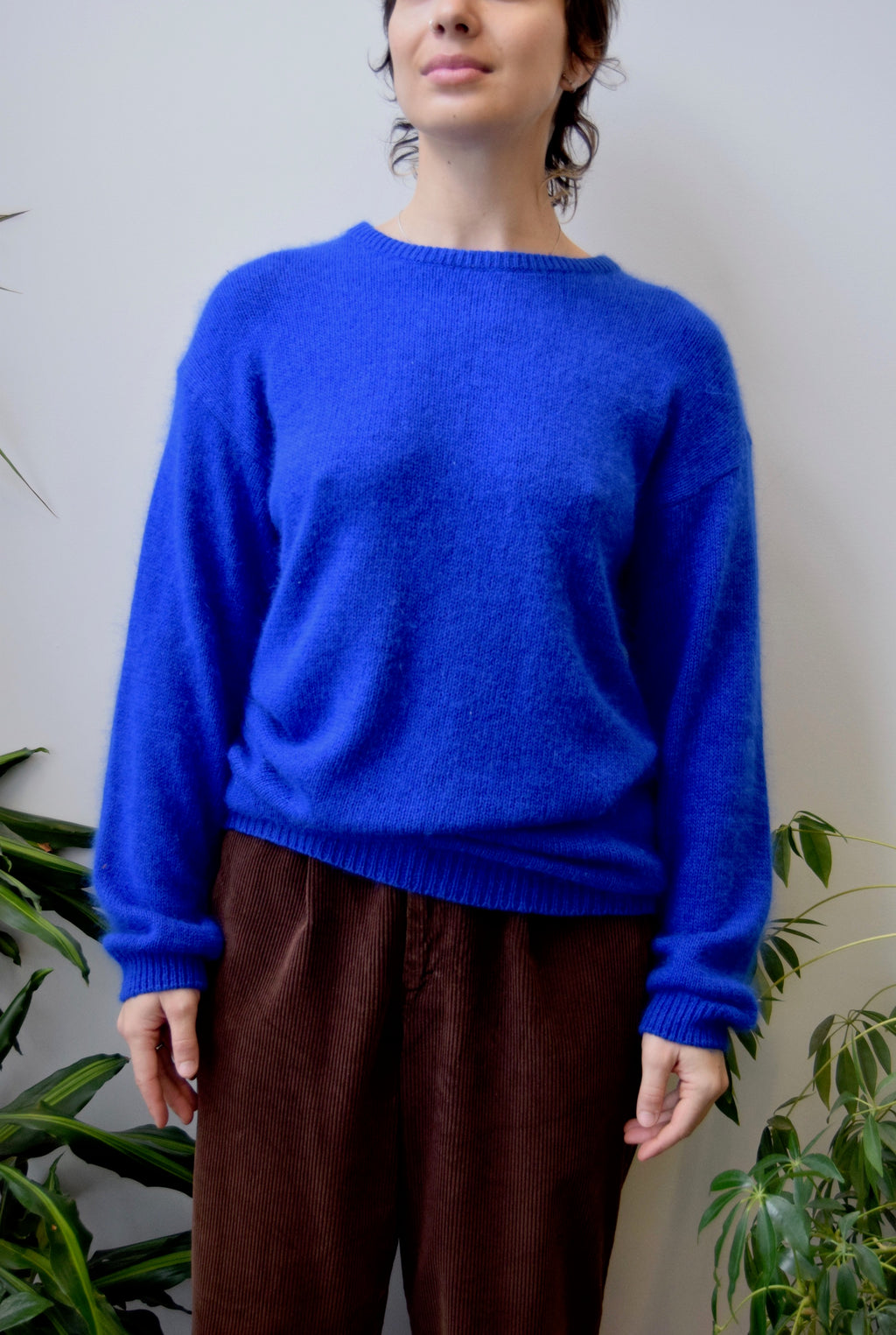 Cobalt Silk Sweater