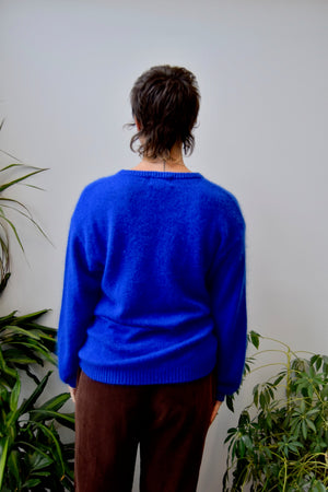 Cobalt Silk Sweater