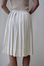 Vintage Preppy Pleated Skirt