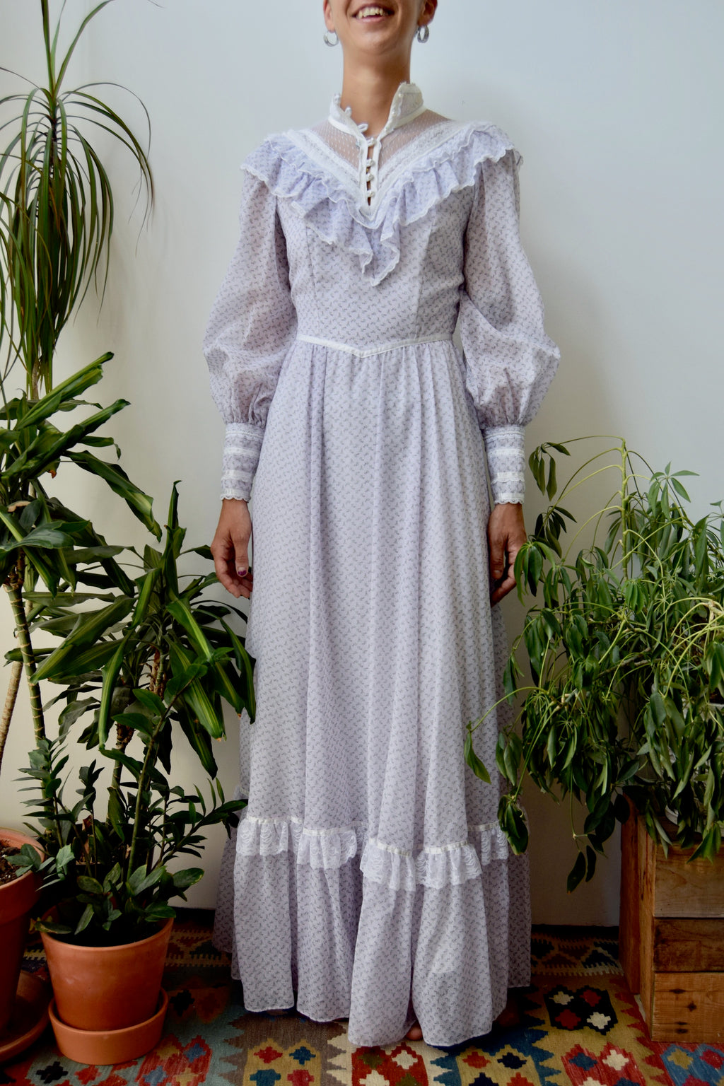 Lilac Gunne Sax Gown