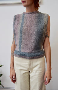 Muted Ombrè Wool Sweater Vest