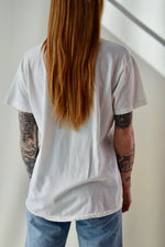 Vintage Plain White Threadbare T-Shirt