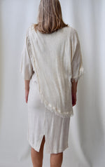 Golden Girls Cream Shawl Dress