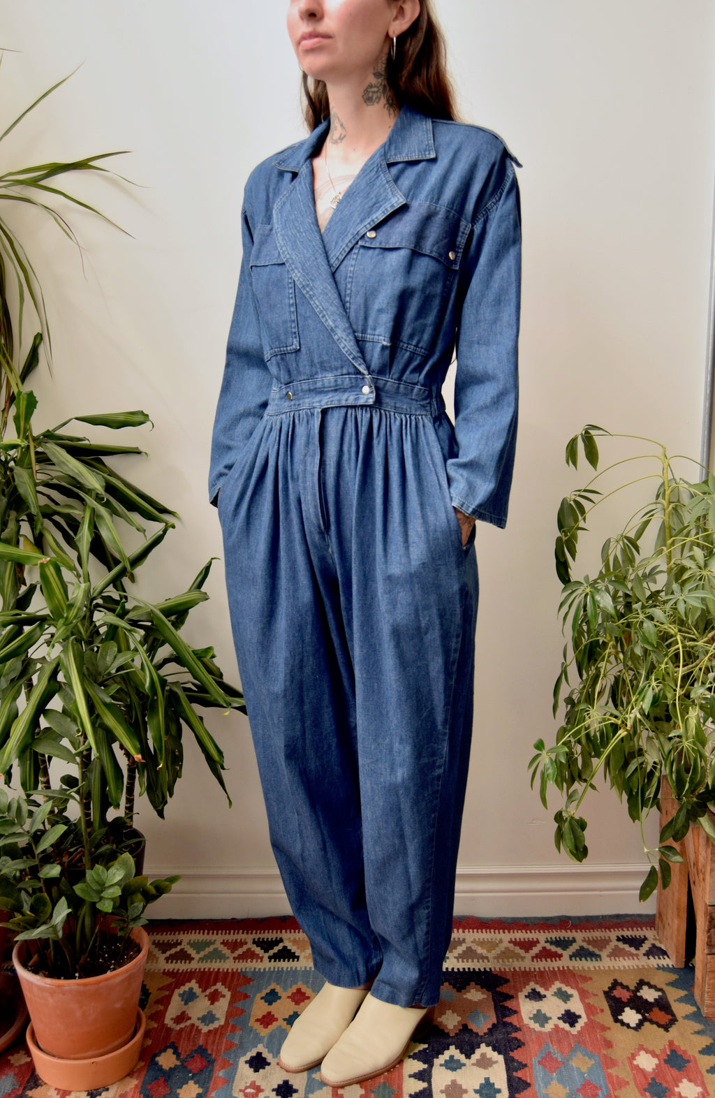 Eighties Denim Jumpsuit