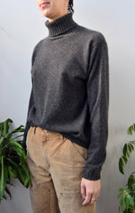 Charcoal Cashmere Turtleneck