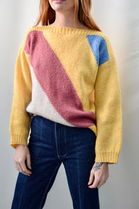 Eighties Sunny Pastel Sweater