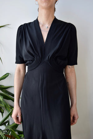 Vintage Perfection Black Dress