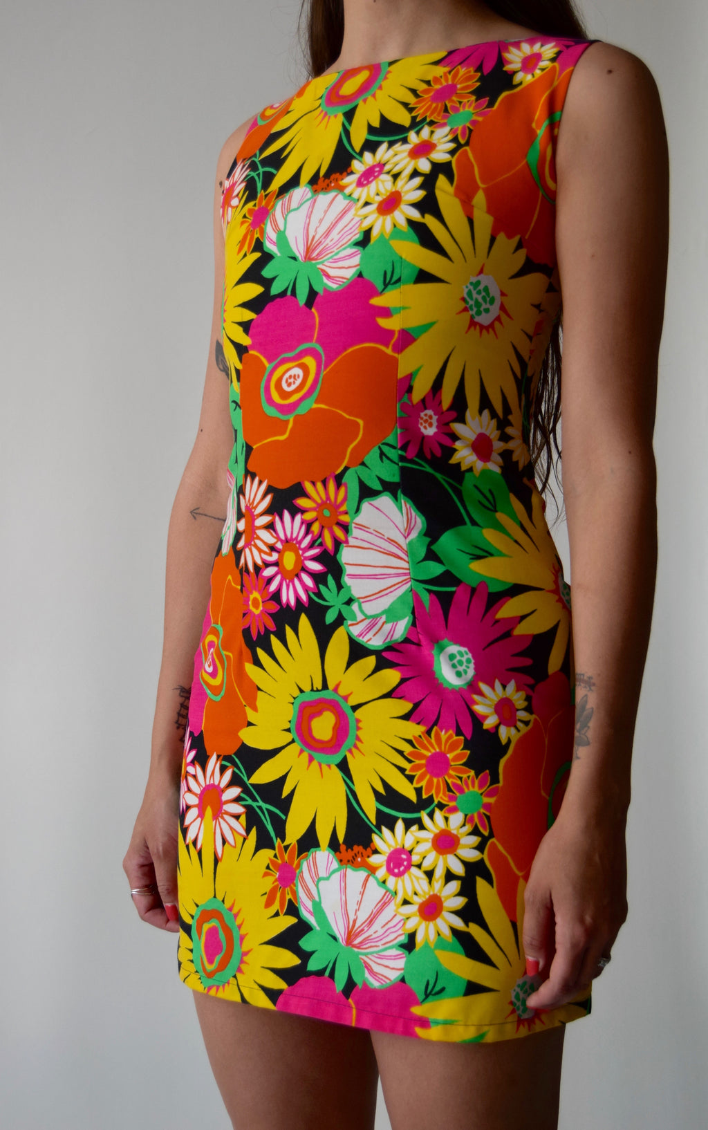 Flower Power Mini Dress