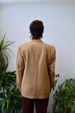 Double Breasted Camel Hair Blazer