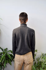 Charcoal Cashmere Turtleneck