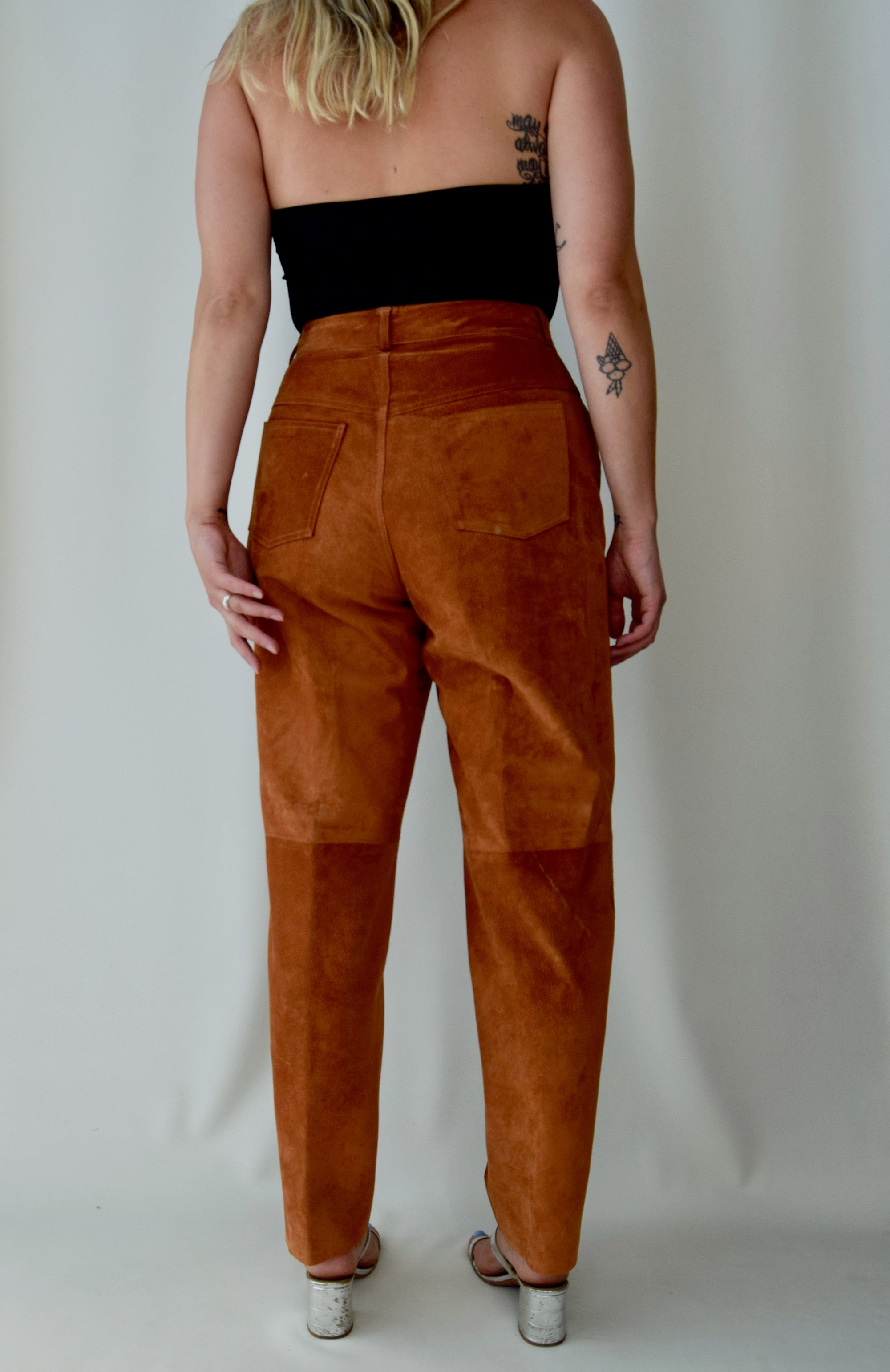 Tawny Suede Jeans