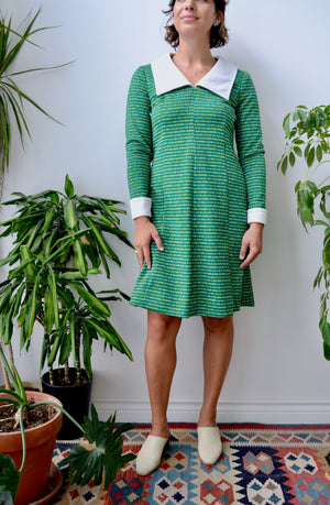 pilgrim dress green Green strapless maxi dress with leg split in size 8