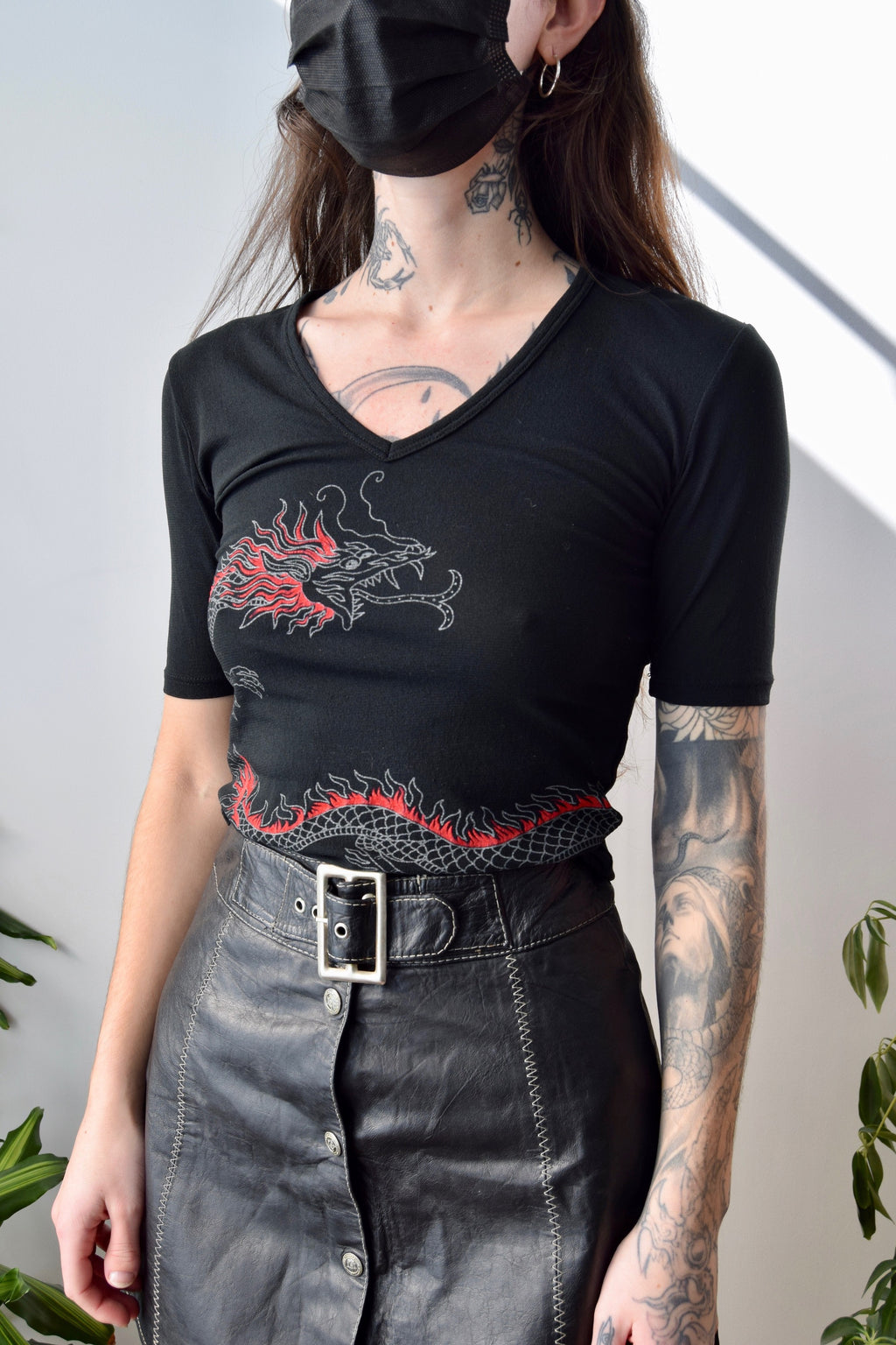 00's Mesh Dragon Top