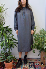 Patterned Silk Tunic Dress