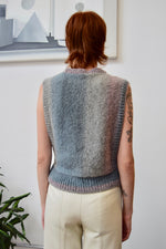 Muted Ombrè Wool Sweater Vest