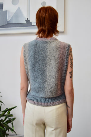 Muted Ombrè Wool Sweater Vest