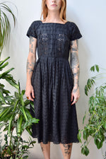 Vintage Eyelet Cotton Dress