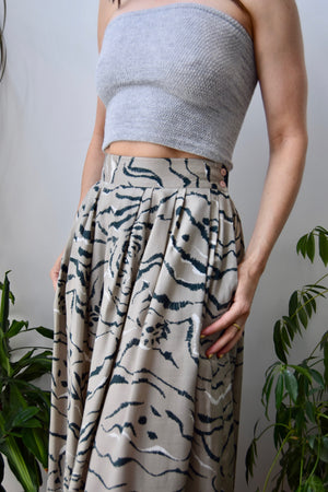 Tan Tiger Skirt
