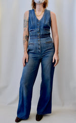 Seventies Denim Pantsuit