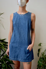 Nineties Denim Jumper Dress