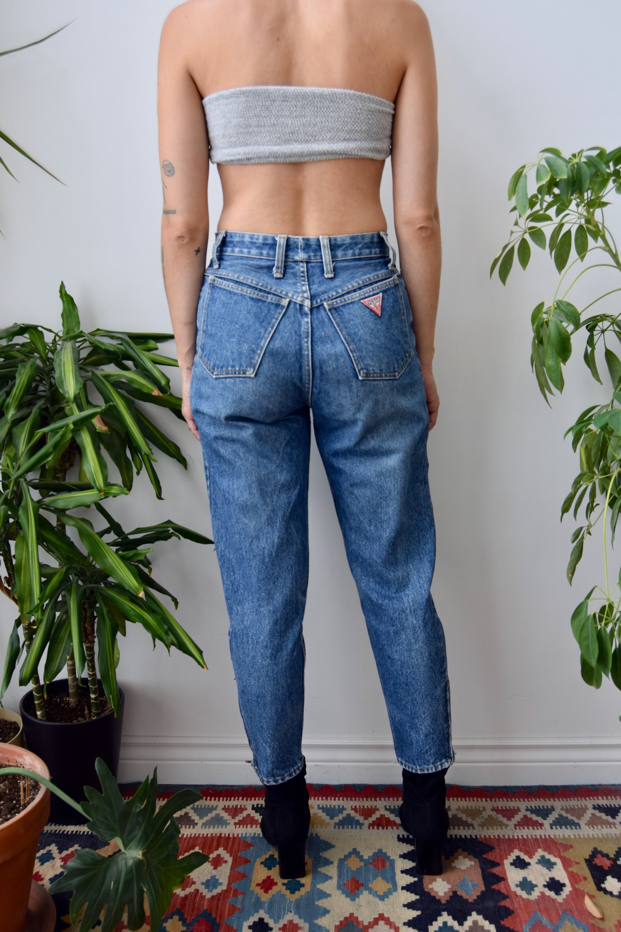 90s Guess Ankle Zip Jeans