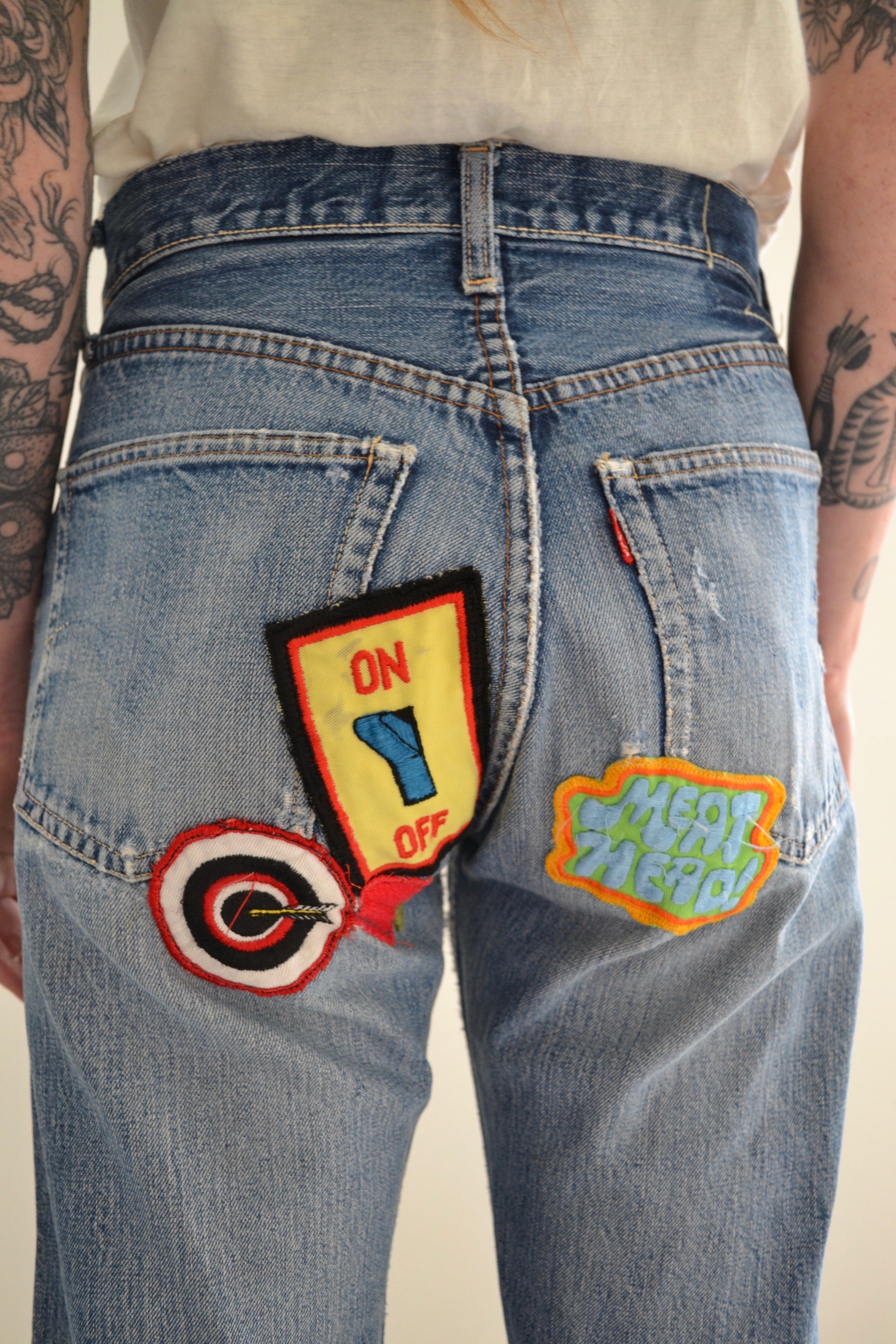 1960's "Turned On" Big E Selvedge Levis Jeans