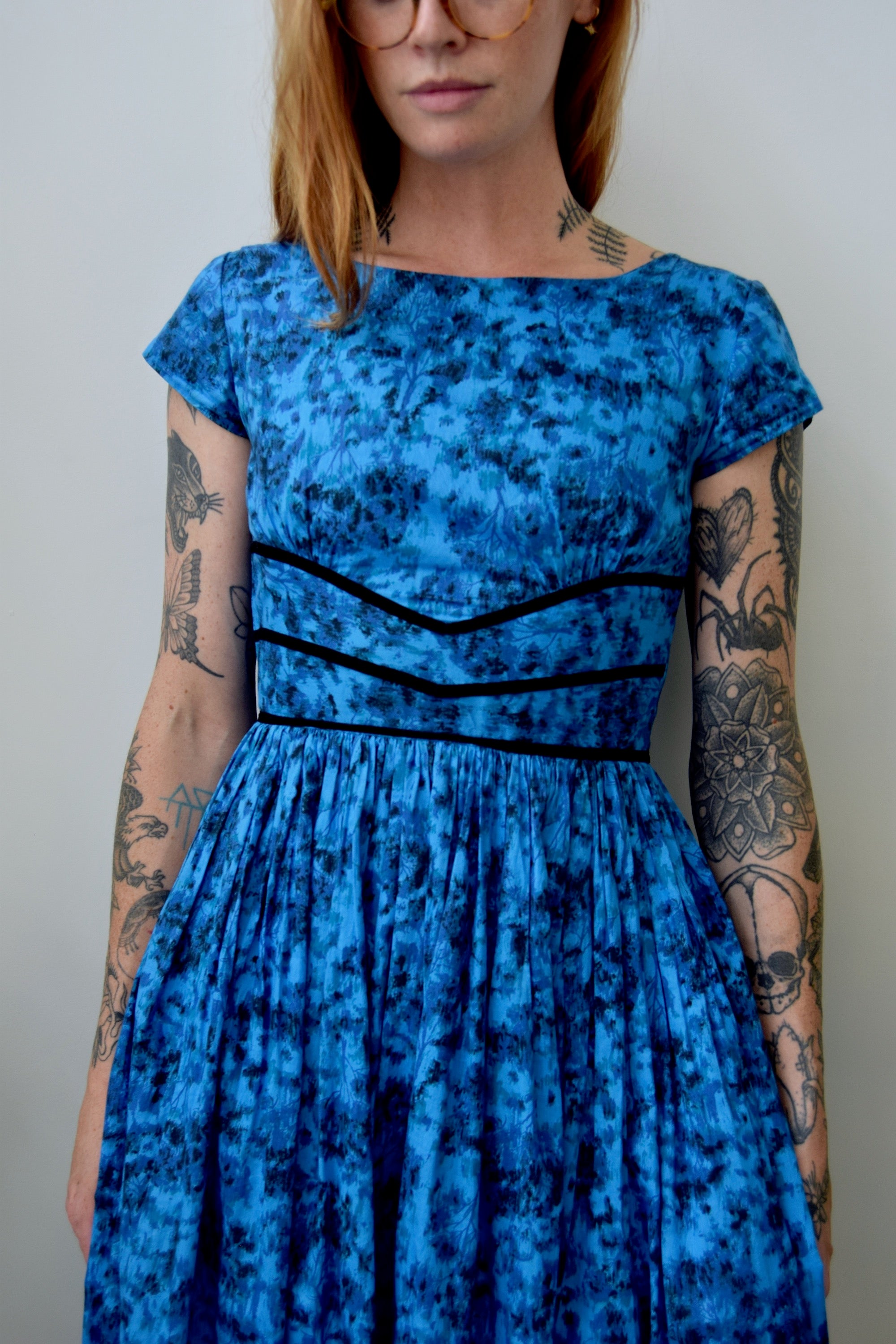 Blue Forest Grove Dress