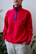 Raspberry Made In USA "Patagonia" Fleece