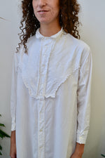 Antique Edwardian Soutache Embroidered Nightgown